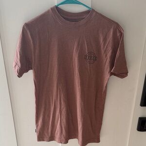 Men's Short-Sleeve Crewneck Tee in Dusty Rose with Small Chest Logo